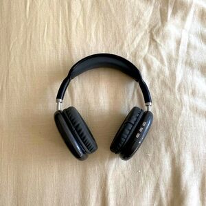 Black over the ear headphones